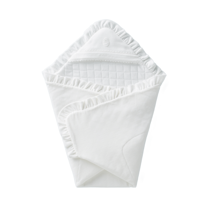 寒い季節には、キルト素材のアフガン(おくるみ)がおすすめです。