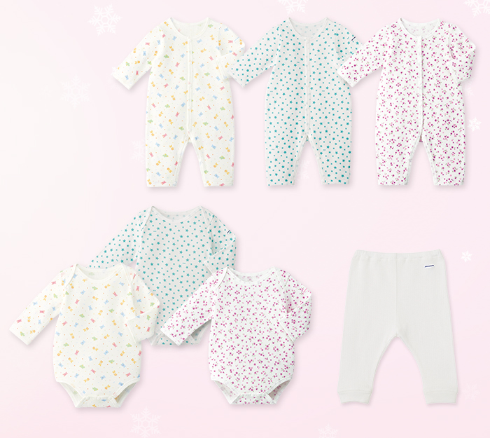 赤ちゃん用冬のあったか下着