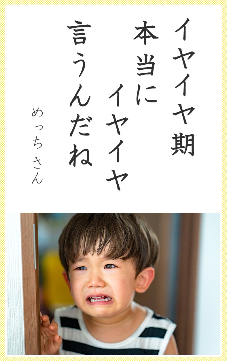 イヤイヤ期 本当にイヤイヤ 言うんだね（めっちさん）